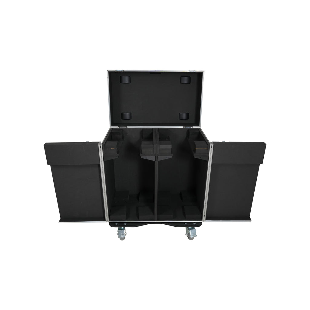 ProX XS-MH30WASHX2W for Two Moving Head Fixtures ATA Flight Style Road Case with Casters - View 3 | MusicMarket