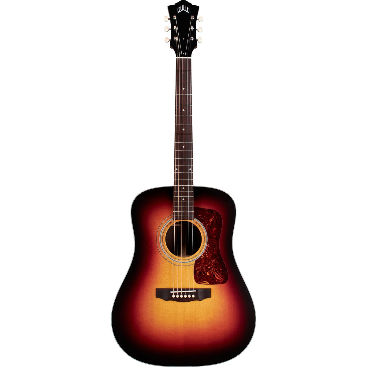 Guild D-50 Dreadnought USA Acoustic Guitar, Antique Burst - View 2 | MusicMarket
