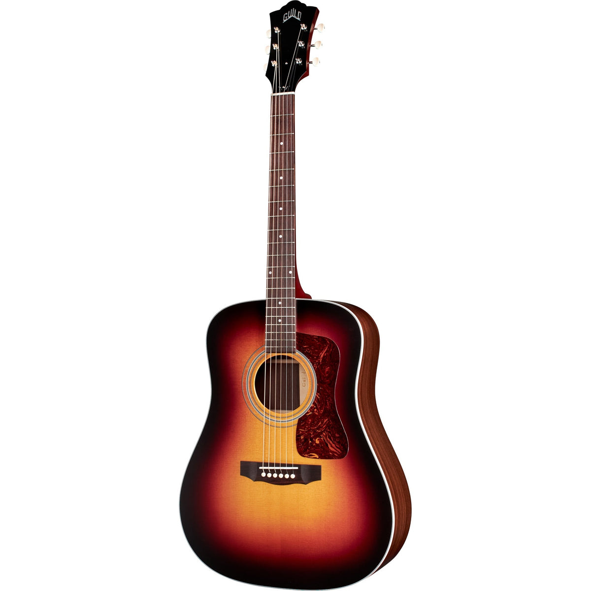 Guild D-50 Dreadnought USA Acoustic Guitar, Antique Burst - View 4 | MusicMarket