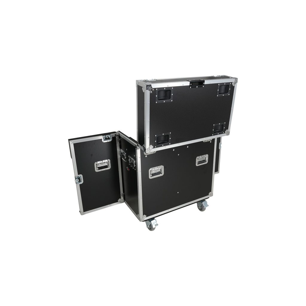 ProX XS-MH30WASHX2W for Two Moving Head Fixtures ATA Flight Style Road Case with Casters - View 11 | MusicMarket