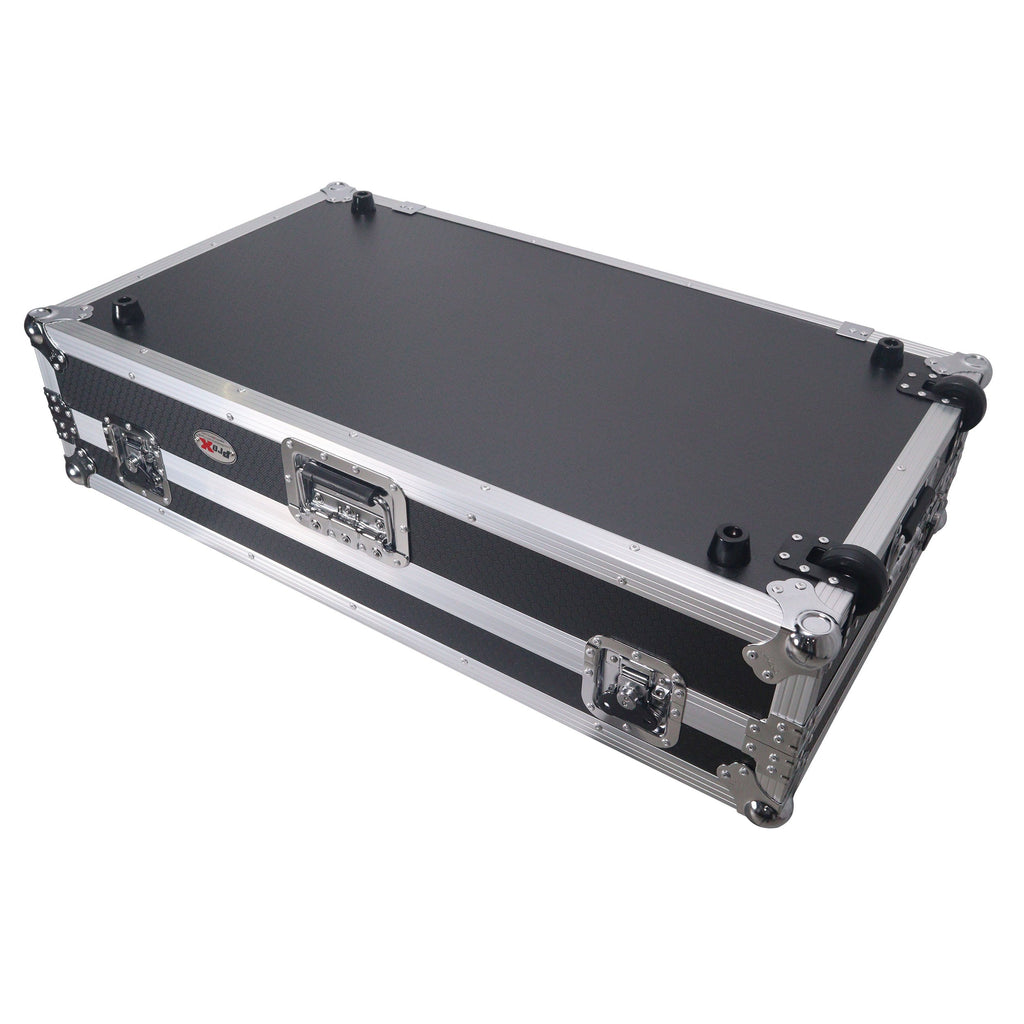 ProX XS-OPUSQUADW ATA Flight Style Road Case with 1U Rack Space and Wheels - View 12 | MusicMarket