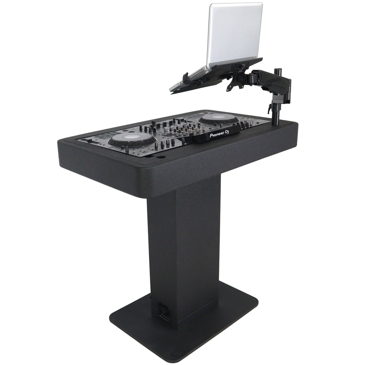 ProX XZF-DJCTBL Control Tower DJ Podium for Pioneer DDJ-REV7 XDJ-XZ FLX10 RANE Four - Black Finish - View 5 |