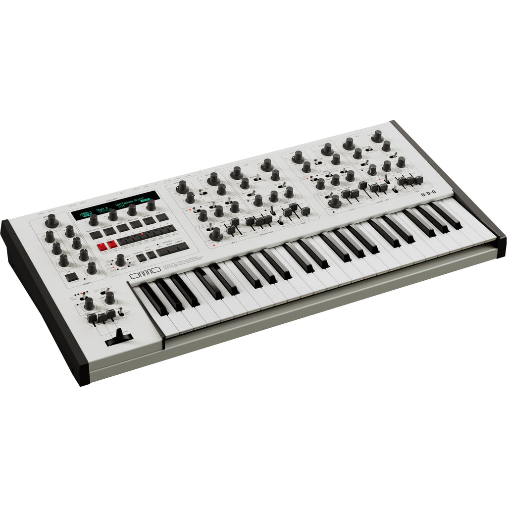UDO Audio DMNO 8 Voice Analog Hybrid Synthesizer - White - View 3 | MusicMarket