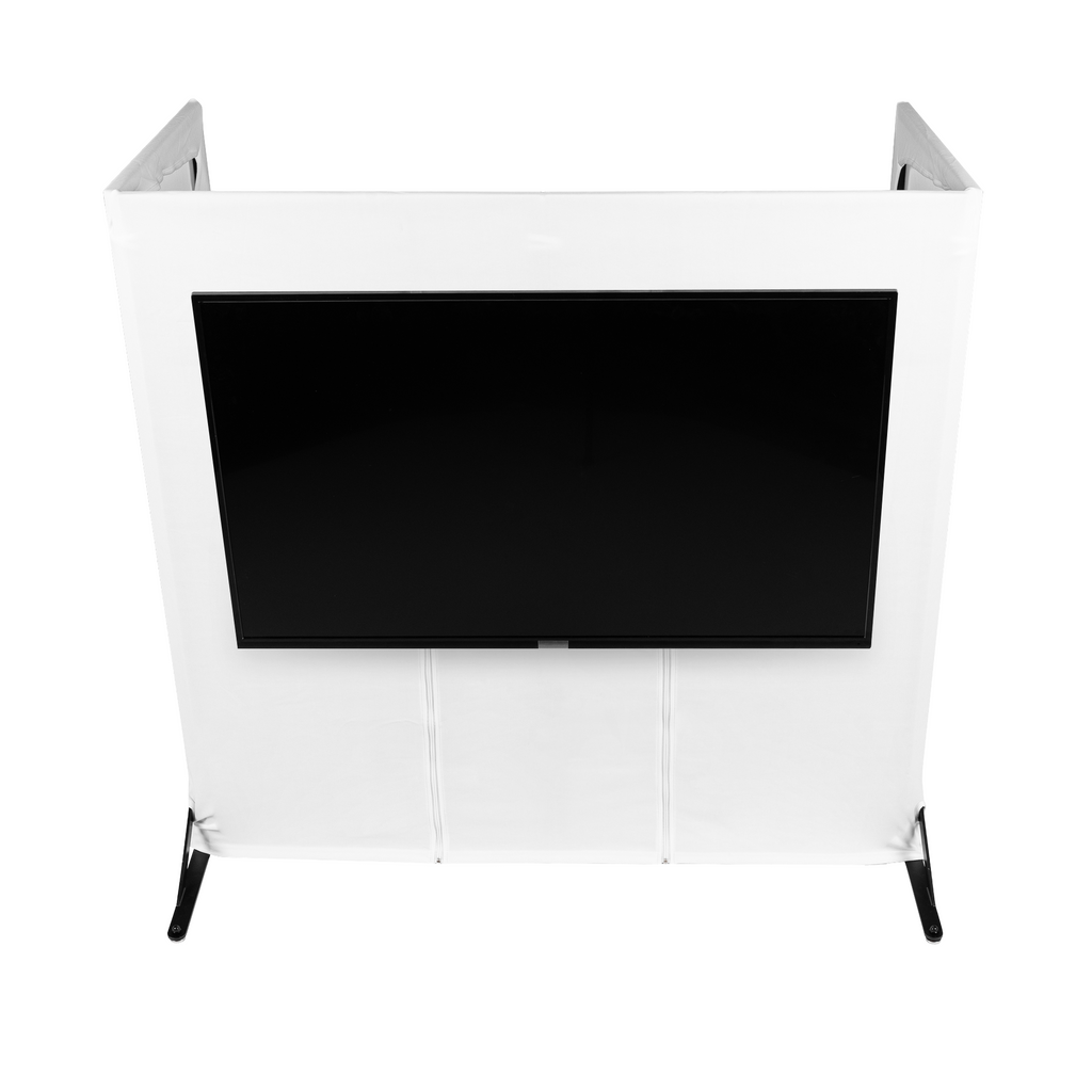 Gator Frameworks GFW-DJFACADE-TVM DJ Facade with TV Mount - View 2 | MusicMarket