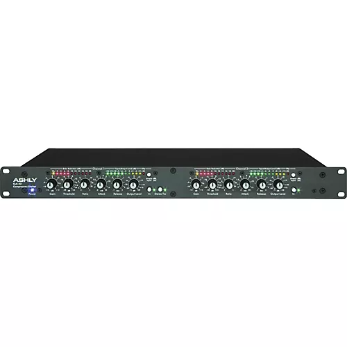 Ashly Audio CLX-52 2-Channel Peak Compressor and Limiter - View 2 | MusicMarket