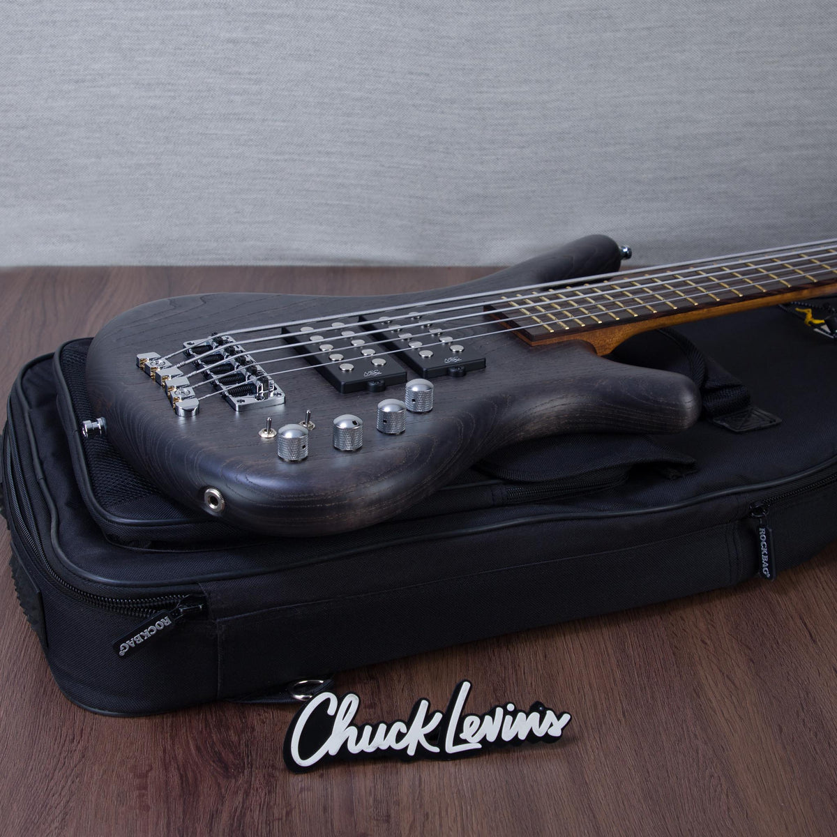 Warwick Corvette 5-String Electric Bass Guitar - Nirvana Black Transparent Satin - #GPS E 013106-24 - View 9 |