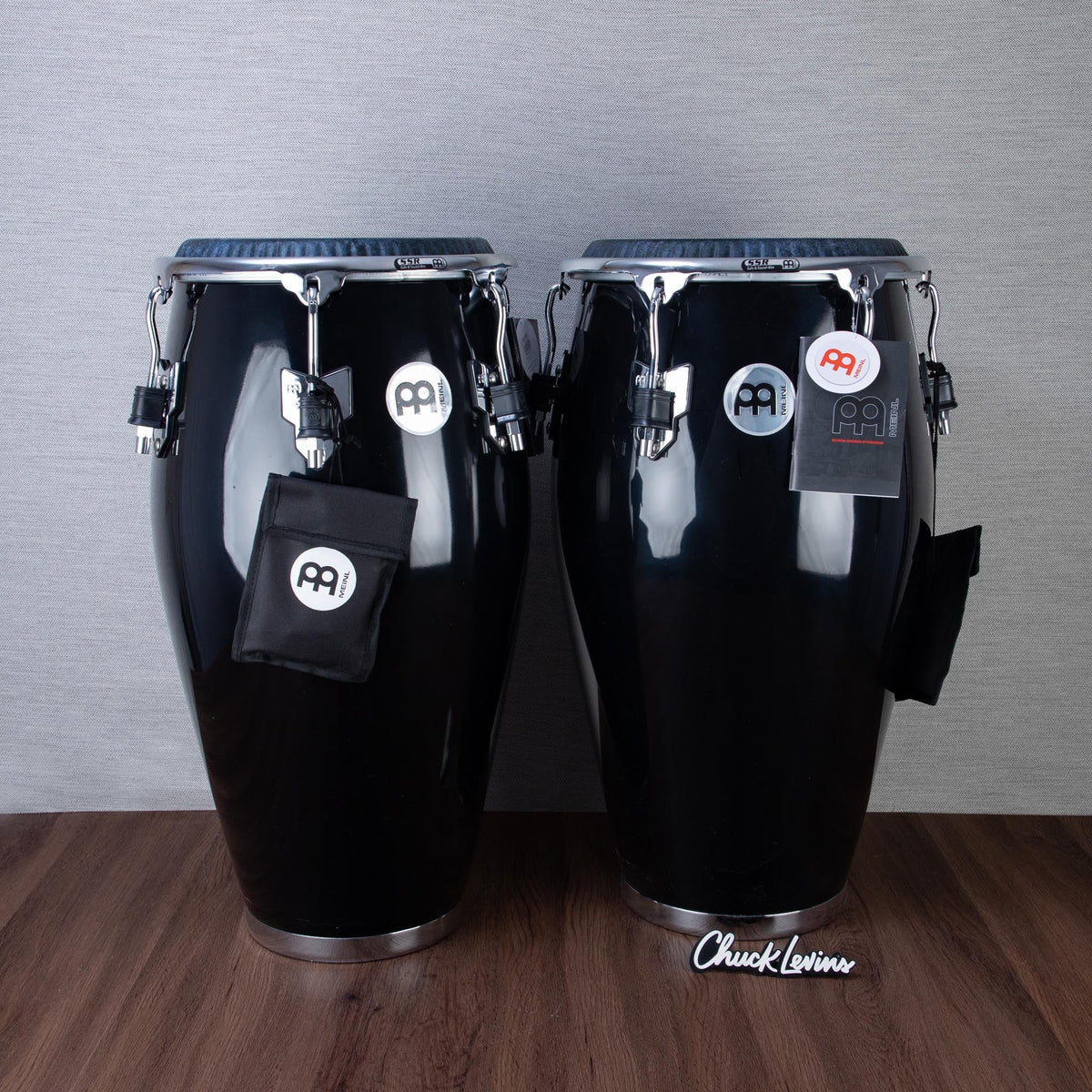 Meinl Fibercraft Series Conga and Tumba Set - Black - MusicMarket
