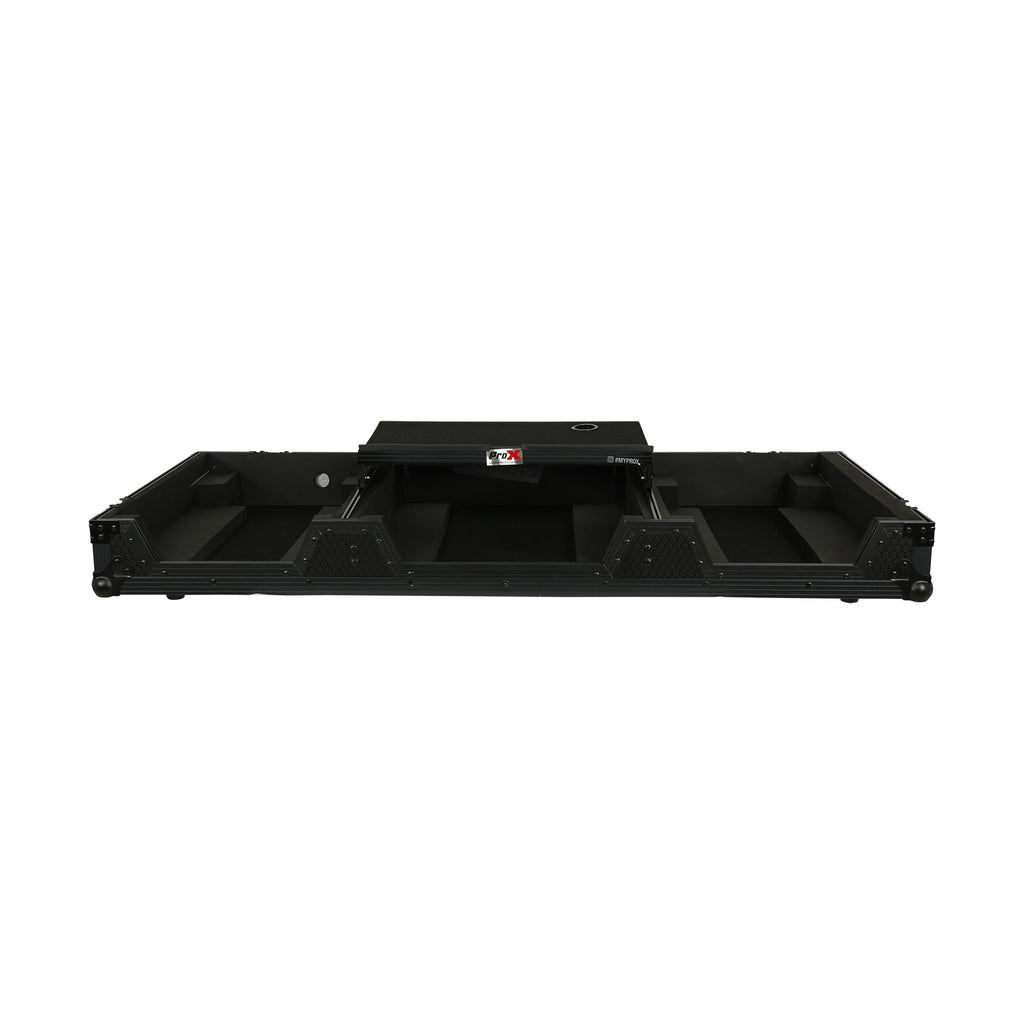 Pro X XS-CDM3KV10A9 WLTBL with Laptop Shelf and Low Profile Wheels - Black - View 4 | MusicMarket