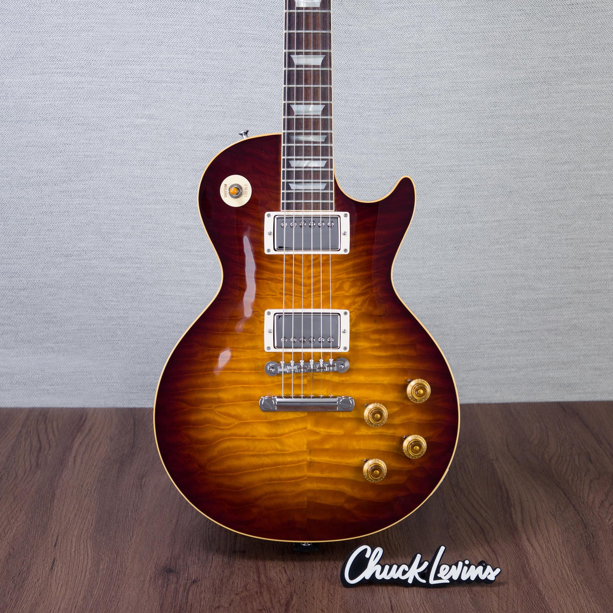 Gibson Custom Shop 1959 Les Paul Standard Reissue 5A Quilt Maple Top Electric Guitar - Faded Tobacco Sunburst -