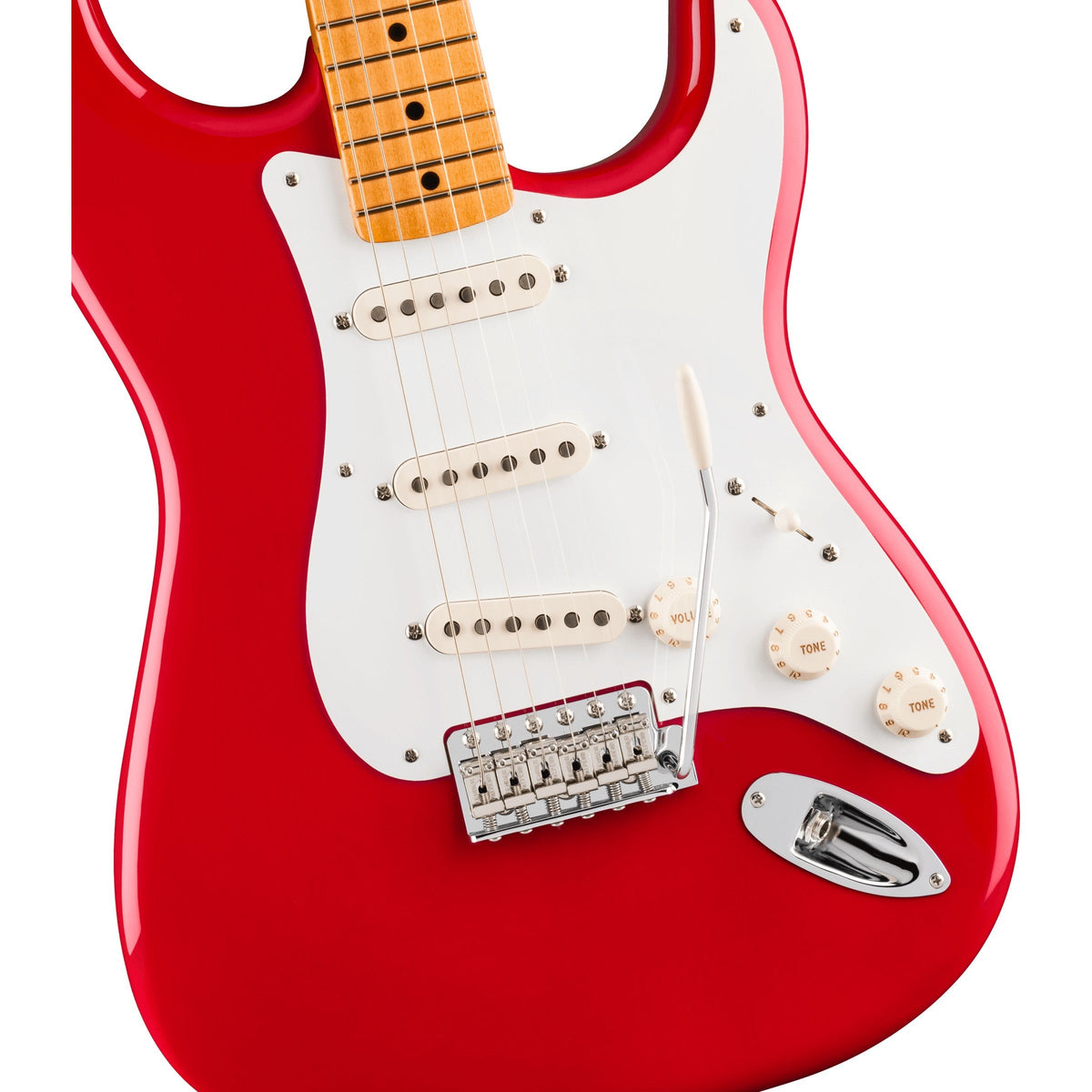 Fender Vintera III Late '50s Stratocaster Electric Guitar, Maple Fingerboard - Dakota Red - View 3 | MusicMarket
