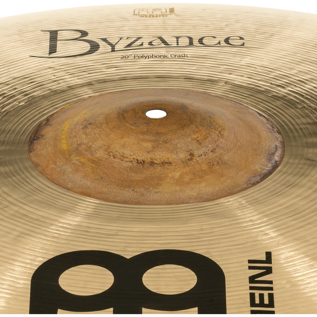 Meinl 20-Inch Byzance Brilliant Polyphonic Crash Cymbal - View 4 | MusicMarket