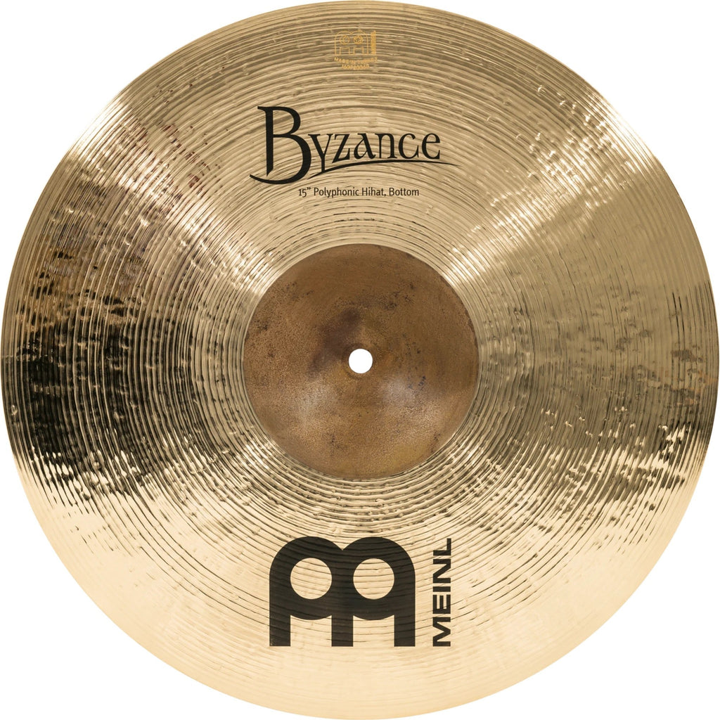 Meinl 15-Inch Byzance Brilliant Polyphonic Hi-Hat Cymbals - View 8 | MusicMarket