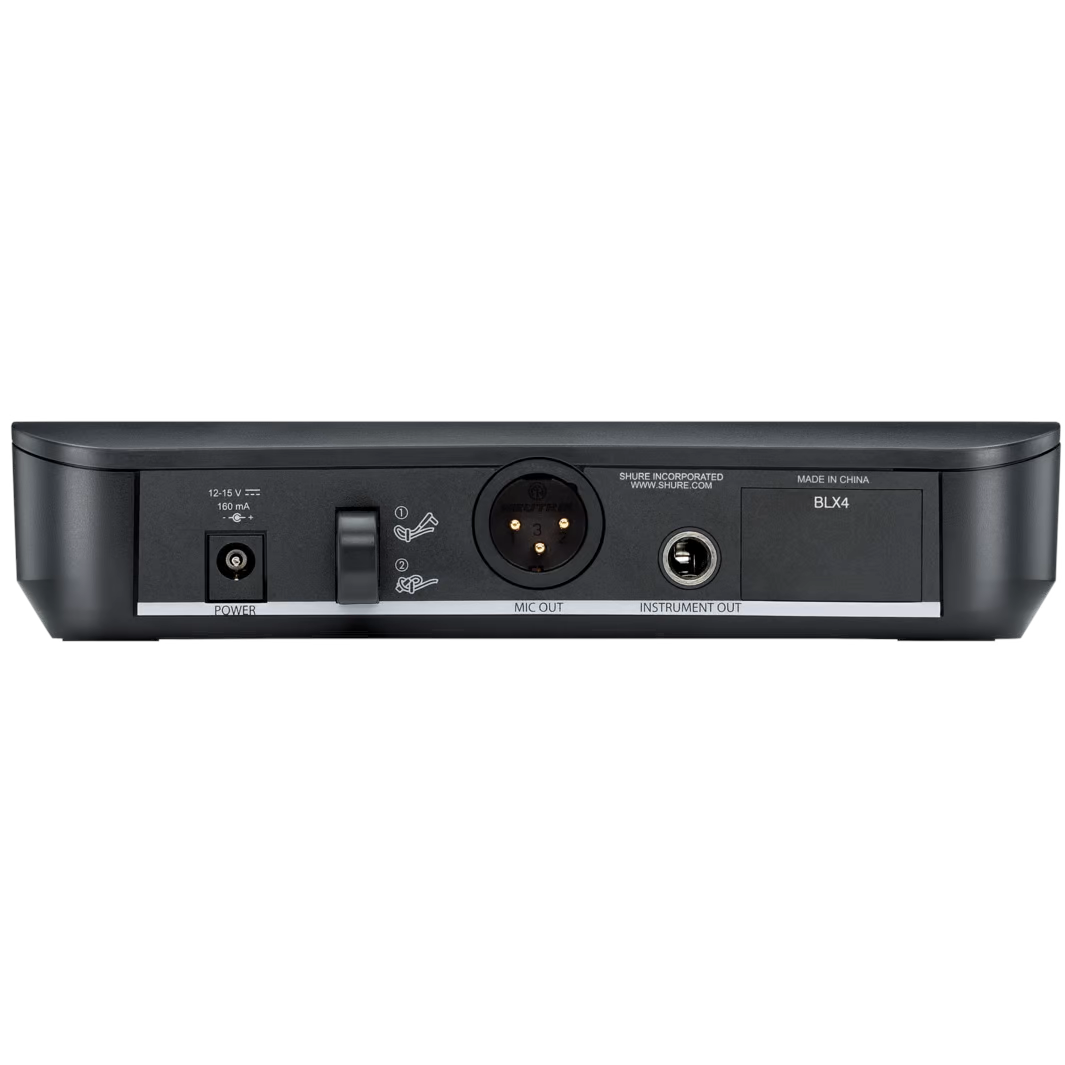 Shure BLX14 Wireless Bodypack Guitar System, H10 Band - Open Box, Mint - View 7 | MusicMarket