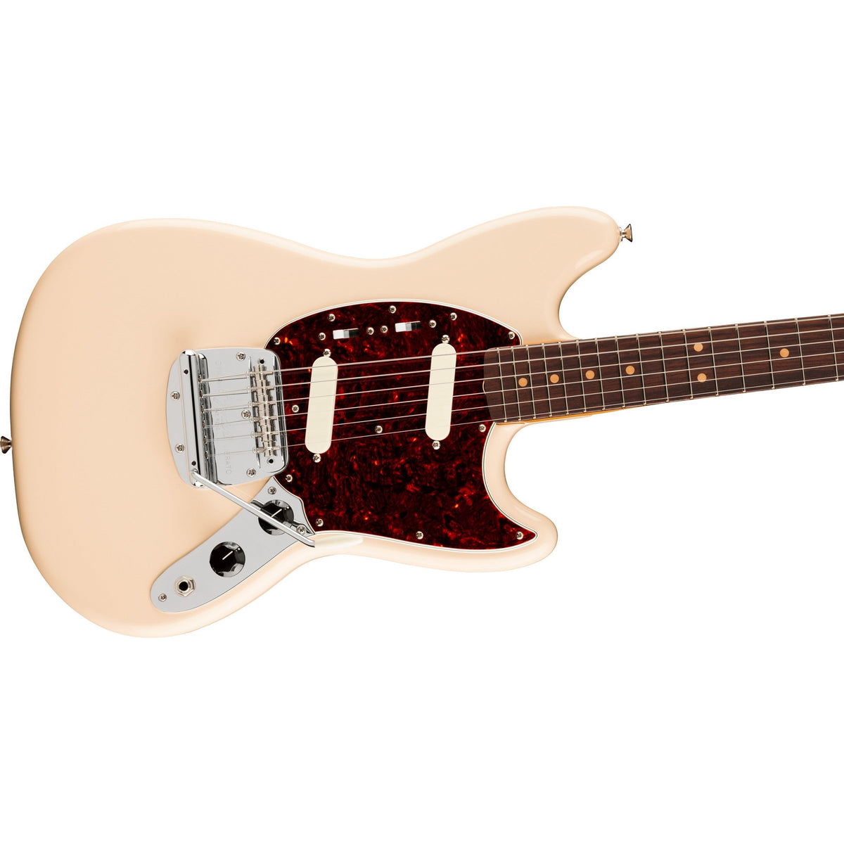 Fender Vintera III Mid '60s Mustang Electric Guitar, Rosewood Fingerboard - Olympic White - View 4 | MusicMarket