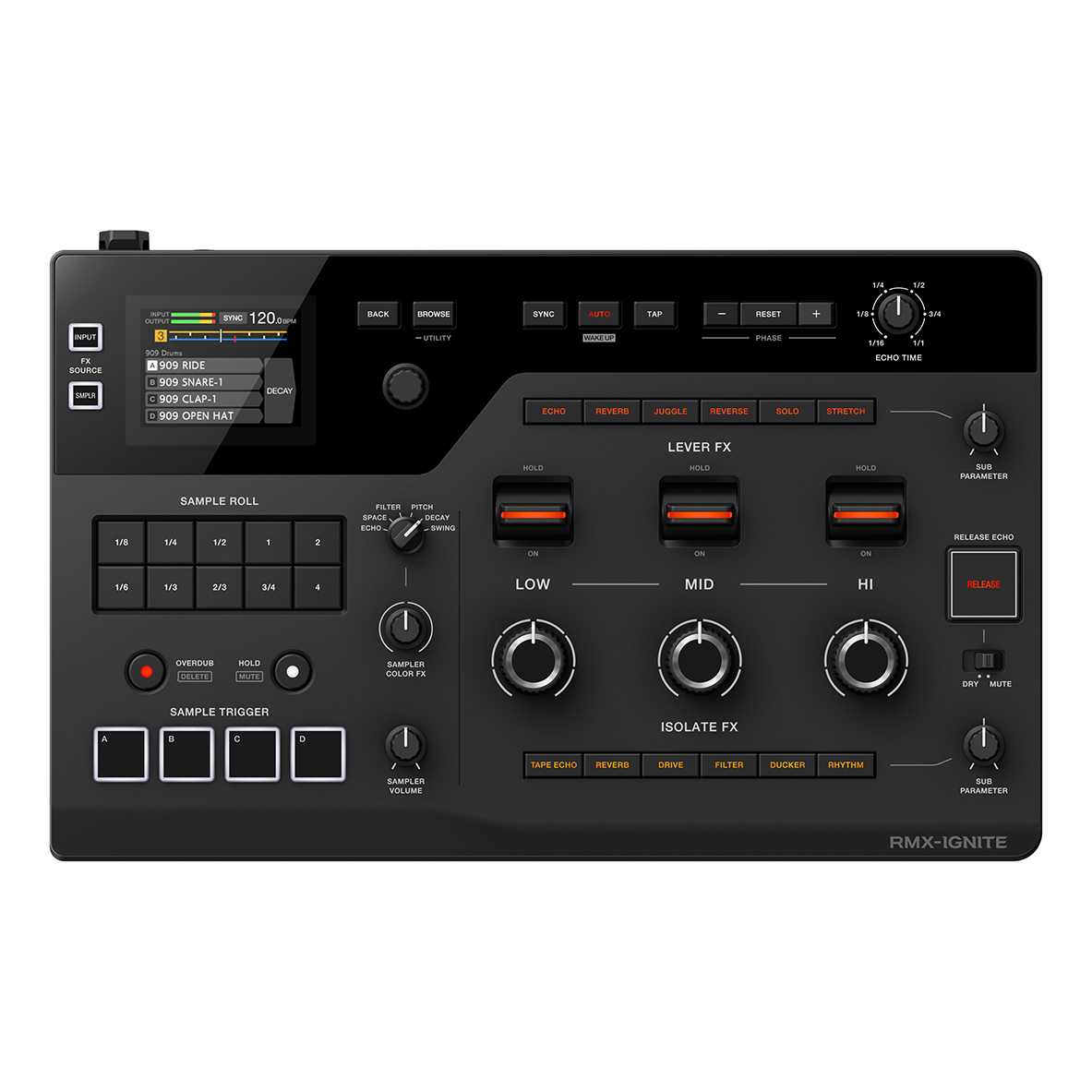 AlphaTheta RMX-Ignite DJ Effector - Open Box, Mint - MusicMarket