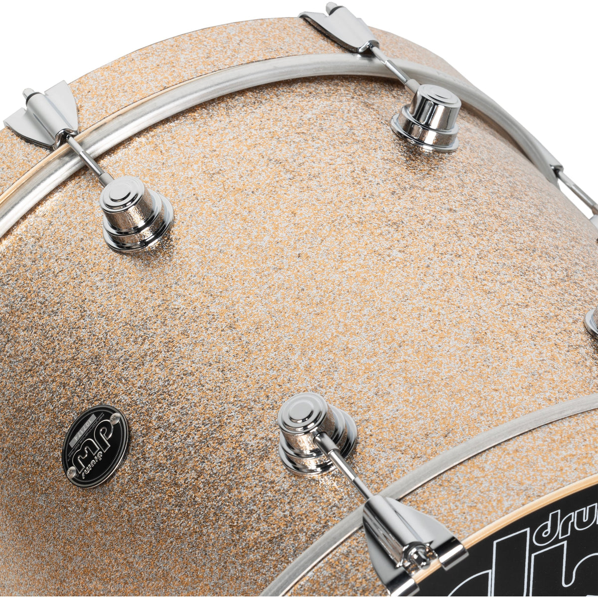Drum Workshop Performance Series 3-Piece Shell Kit - Bermuda Sparkle - View 6 | MusicMarket