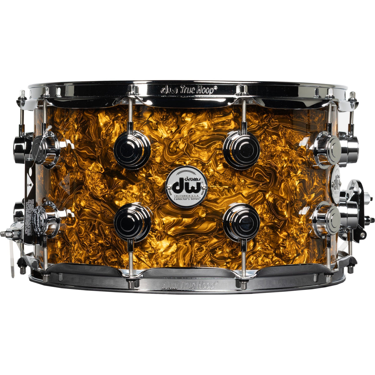 Drum Workshop Collectors Series 8x14 Snare Drum - Gold Abalone - MusicMarket