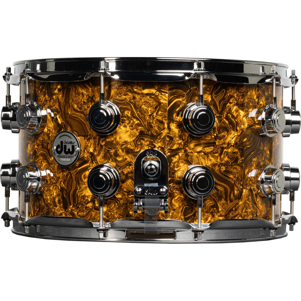 Drum Workshop Collectors Series 8x14 Snare Drum - Gold Abalone - View 2 | MusicMarket