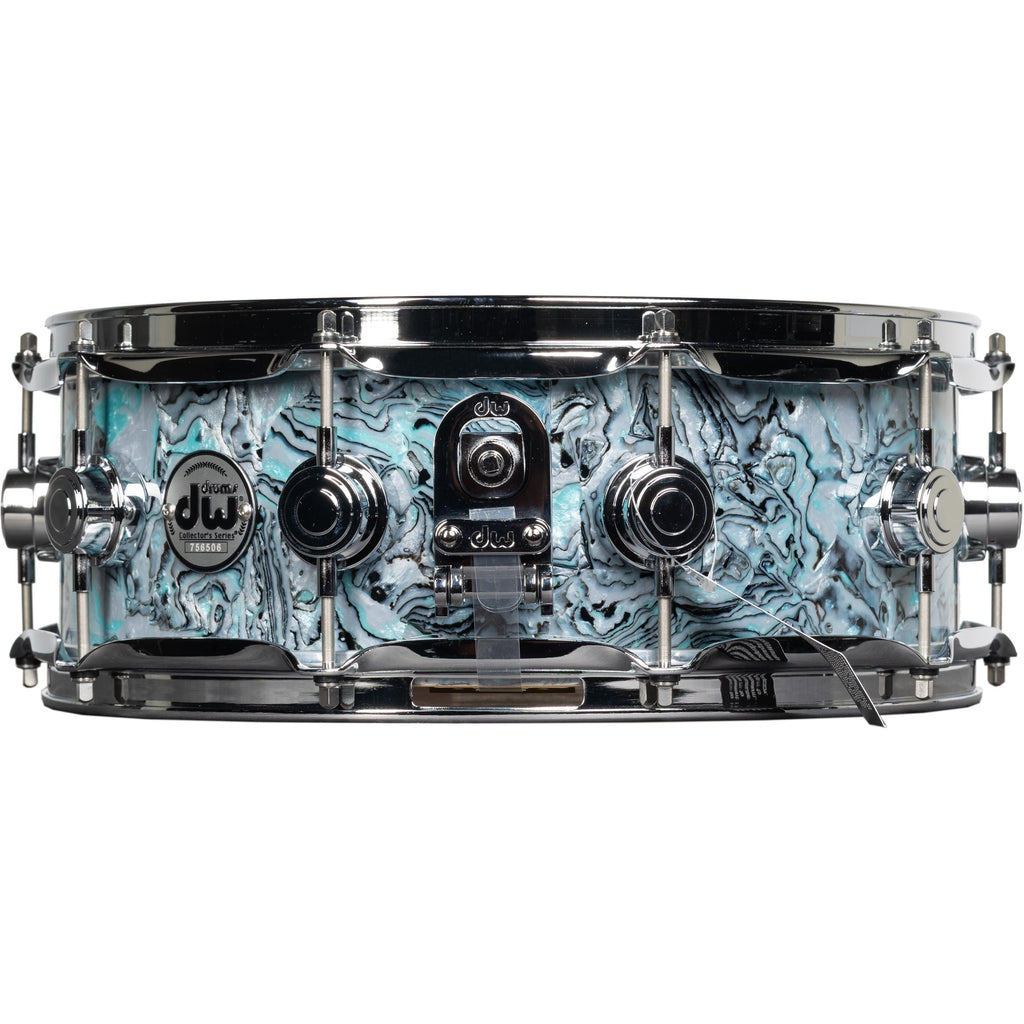 Drum Workshop Collectors Series 5x14 Snare Drum - Blue Abalone - View 2 | MusicMarket