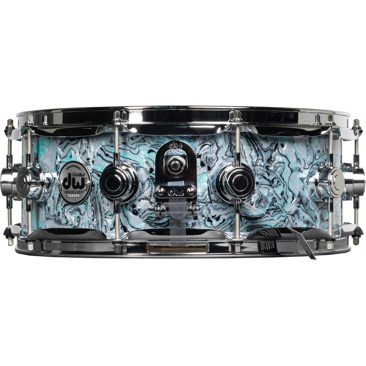 Drum Workshop Collectors Series 5x14 Snare Drum - Blue Abalone - View 2 | MusicMarket