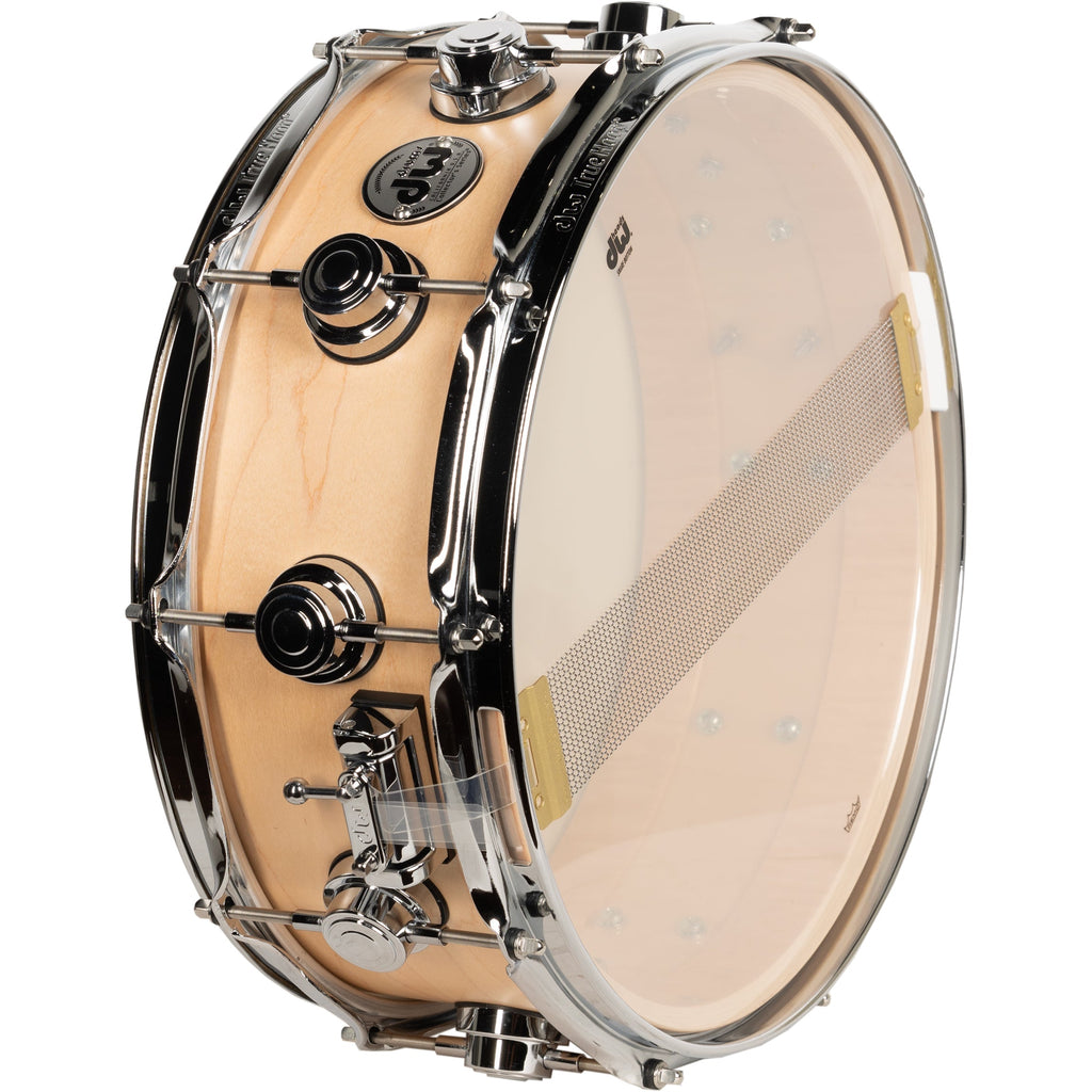 Drum Workshop Collectors Series 5x14 Snare Drum - Satin Natural - View 3 | MusicMarket