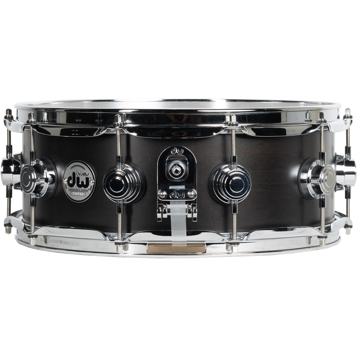 Drum Workshop Collectors Series 5x14 Snare Drum - Satin Ebony - View 2 | MusicMarket