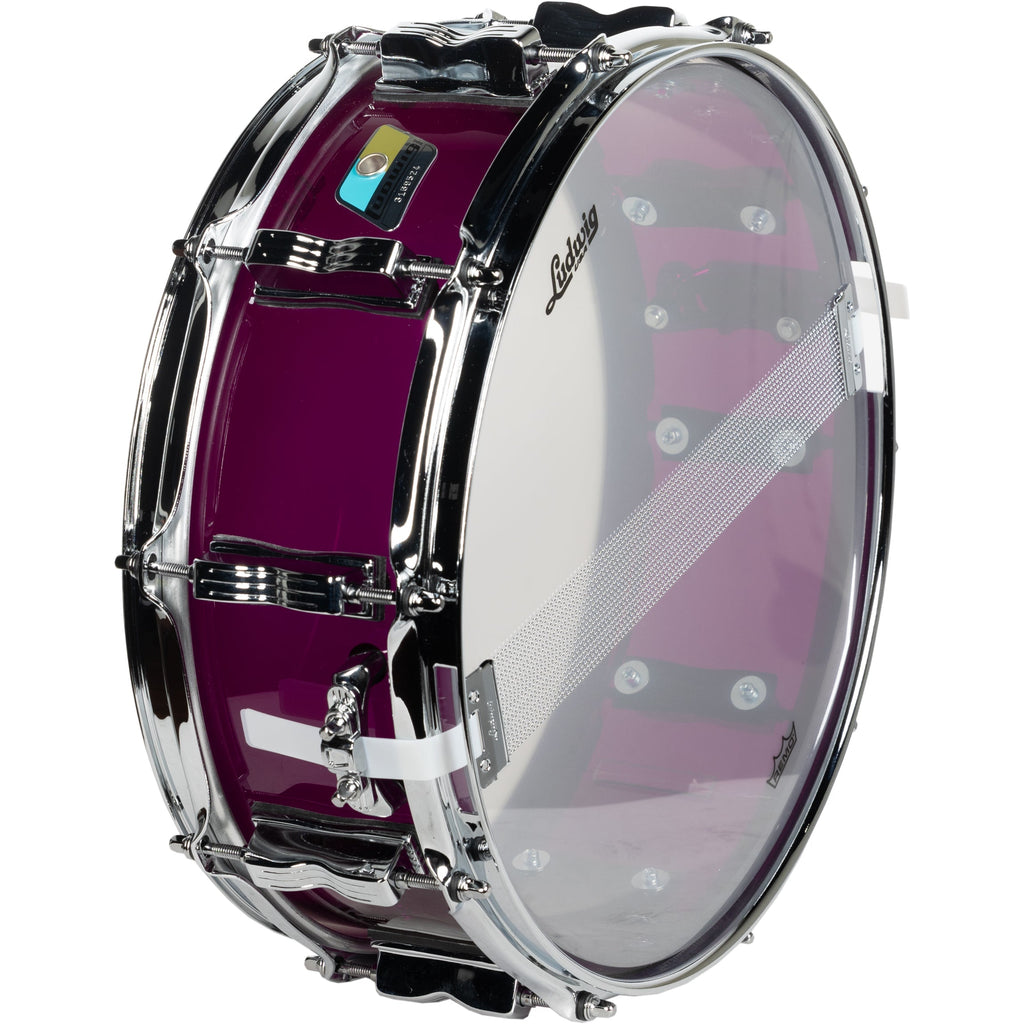 Ludwig Limited Edition 5x14 Vistalite Snare Drum - Purple - View 2 | MusicMarket