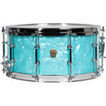 Ludwig Classic Maple Limited Edition 6.5x14 Snare Drum w/ Tube Lugs - Teal Pearl - MusicMarket