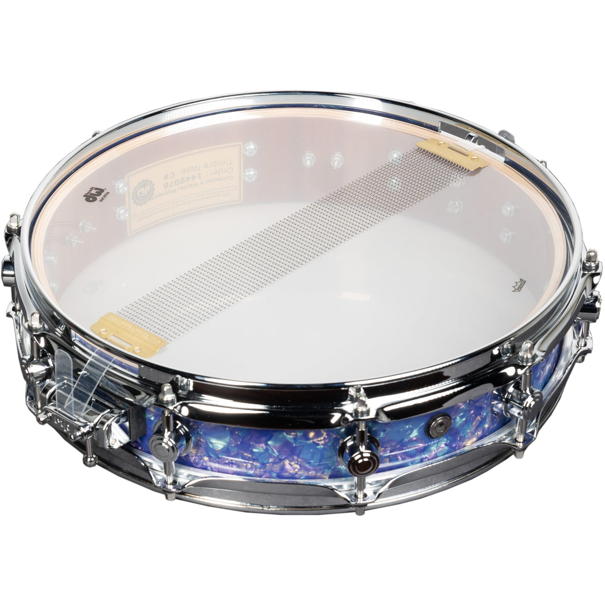 Drum Workshop Collectors Series 3.14x14 Pi Snare Drum - Stained Glass - View 3 | MusicMarket