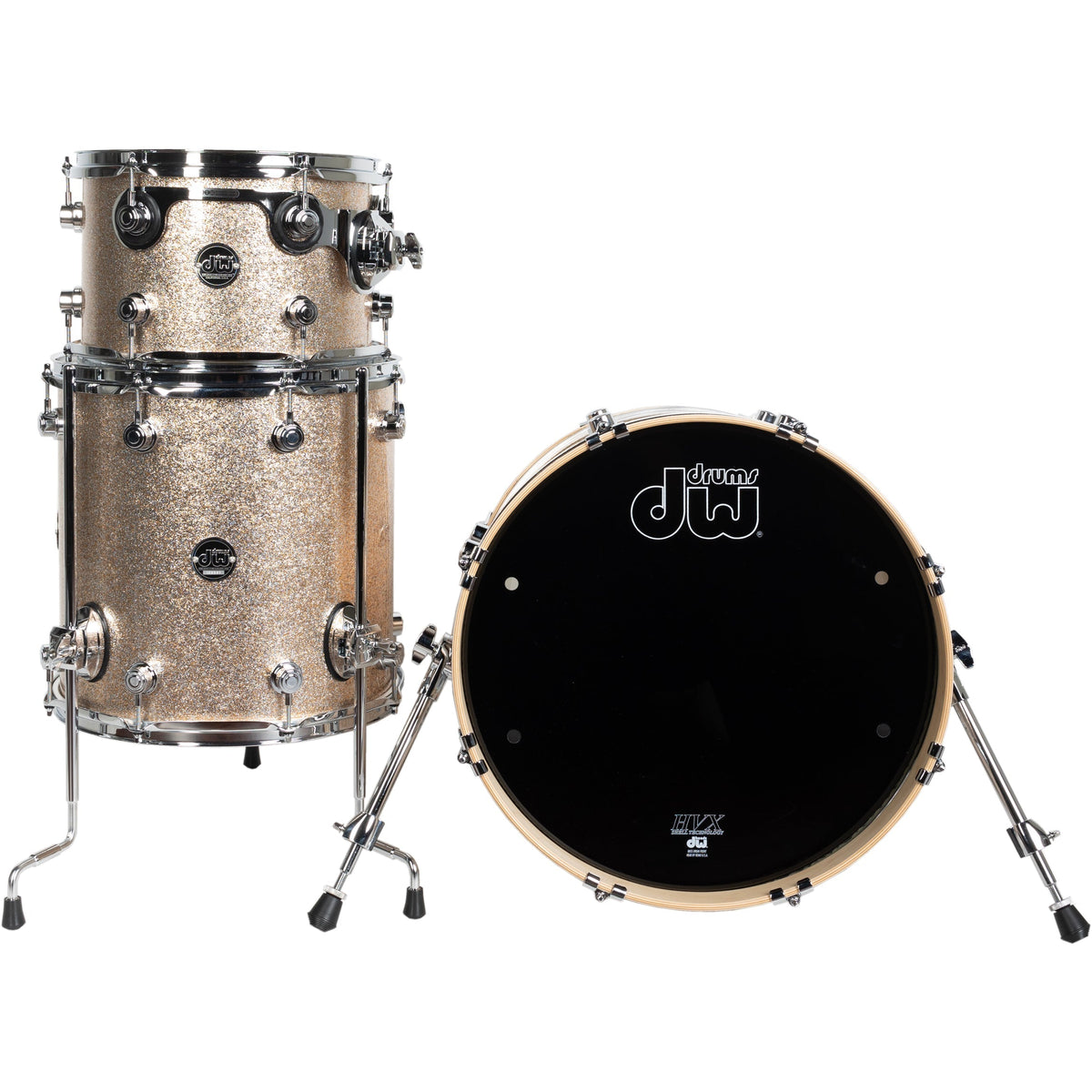 Drum Workshop Performance Series 3-Piece Shell Kit - Bermuda Sparkle - MusicMarket