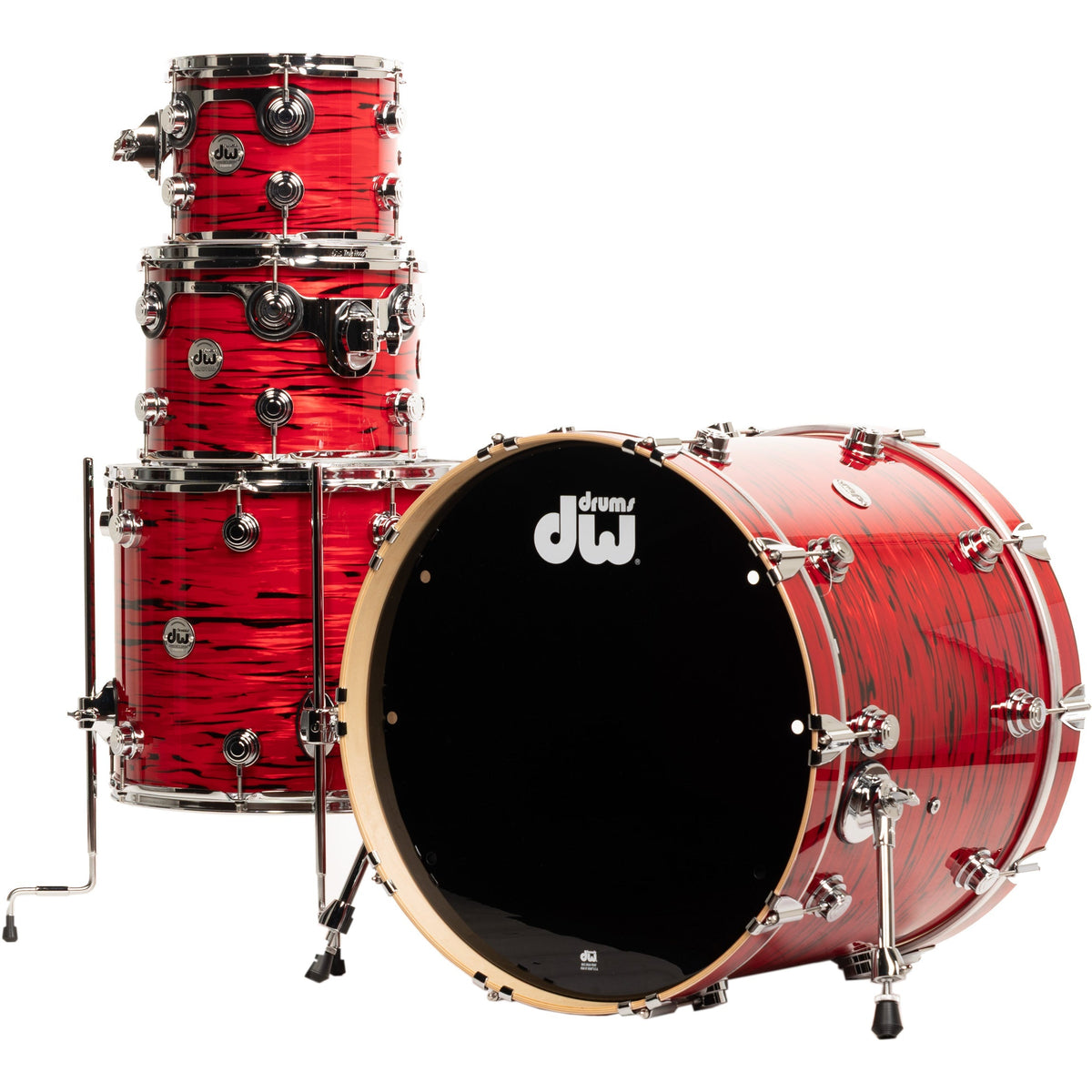 Drum Workshop Collectors Series 4-Piece Shell Kit - Lava Oyster - View 2 | MusicMarket