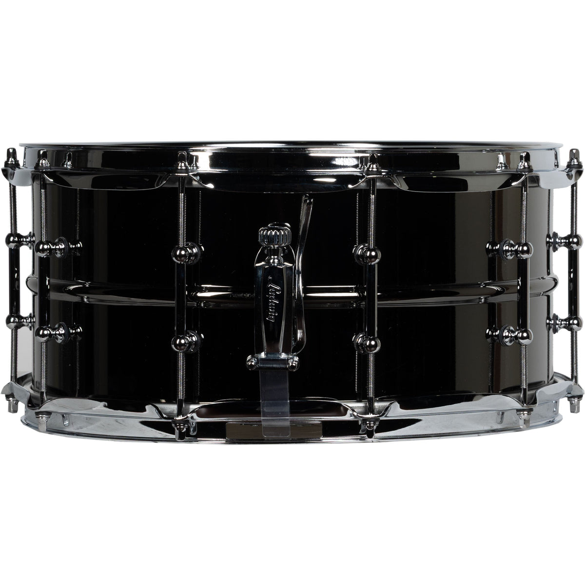 Ludwig Black Beauty 6.5x14 Snare Drum - with Tube Lugs - View 2 | MusicMarket