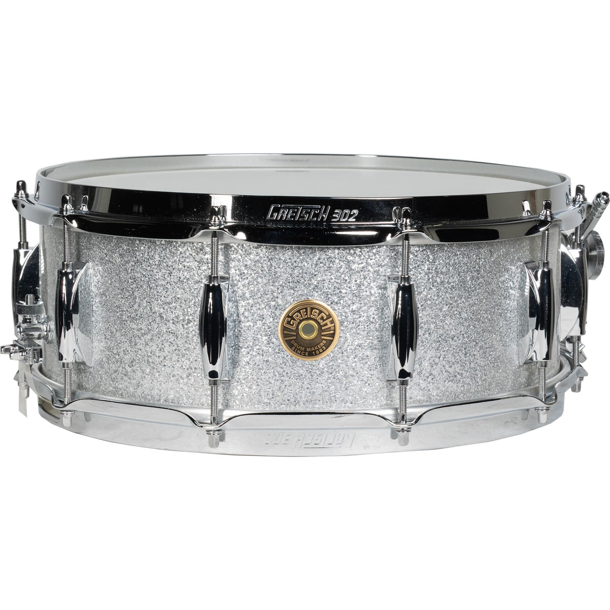 Gretsch Broadkaster 5.5x14 Snare Drum - Silver Sparkle - MusicMarket