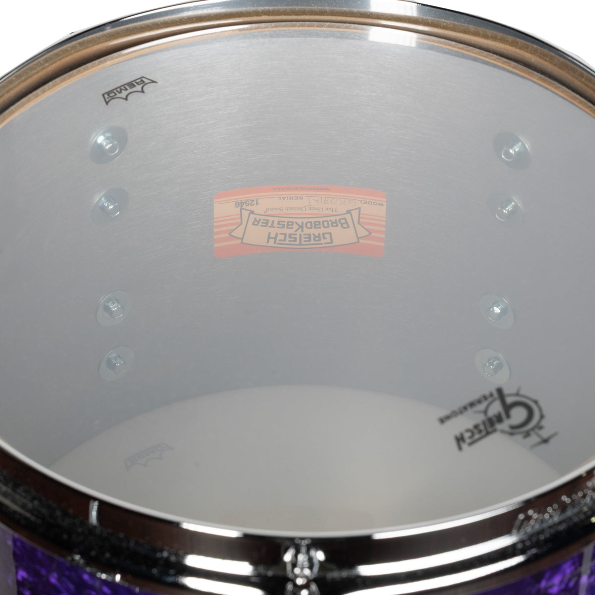 Gretsch Broadkaster Series 3-Piece Shell Kit - Purple Marine Pearl - View 4 | MusicMarket