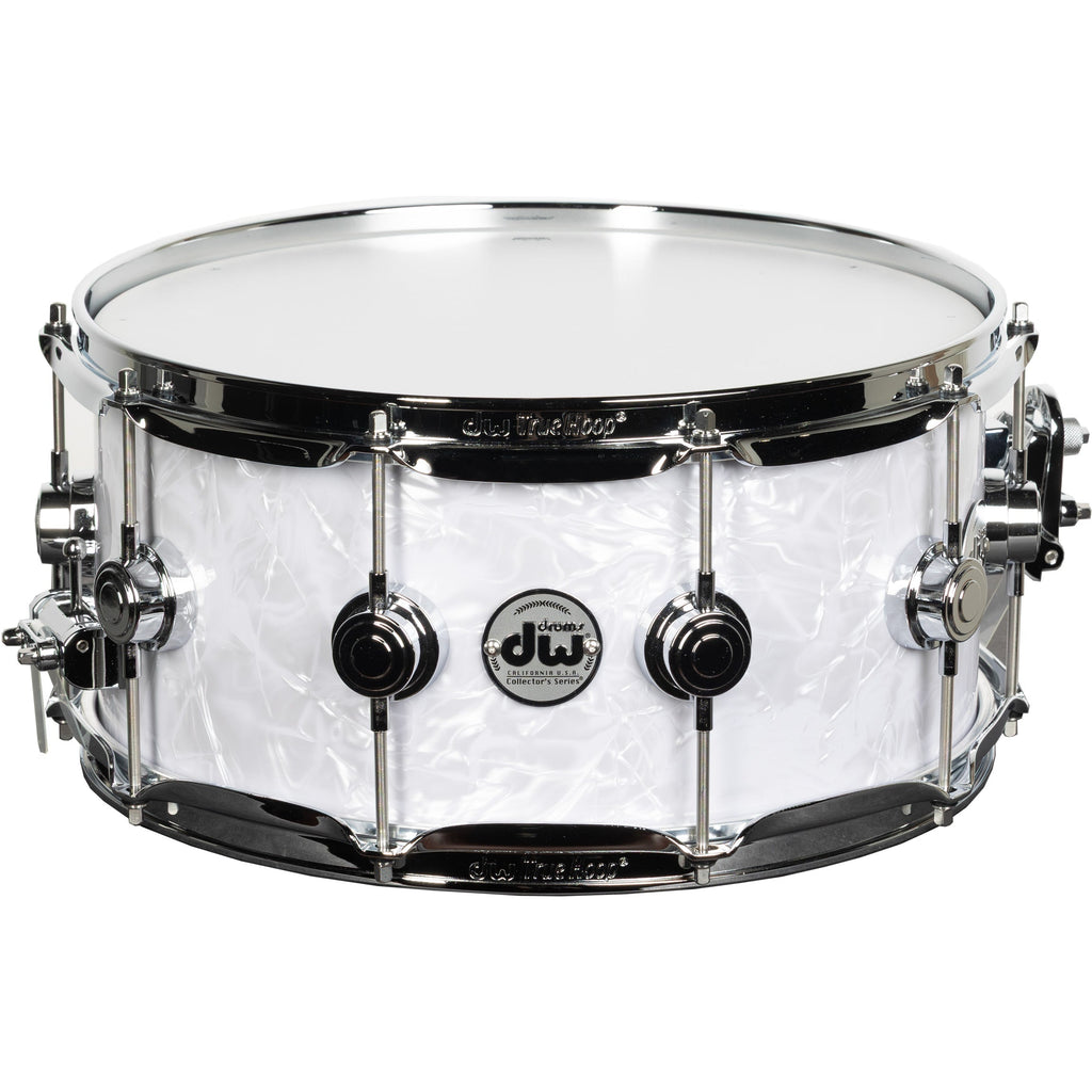 Drum Workshop Collectors Series 6.5x14 Snare Drum - White Marine - MusicMarket