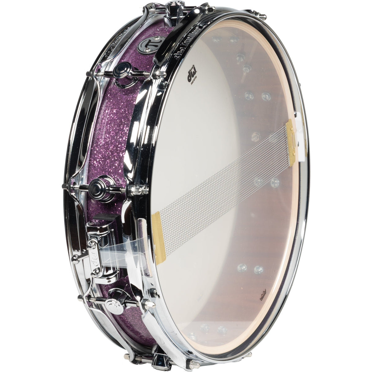 Drum Workshop Collectors Series 3.14x14 Pi Snare Drum - Purple Glass - View 3 | MusicMarket