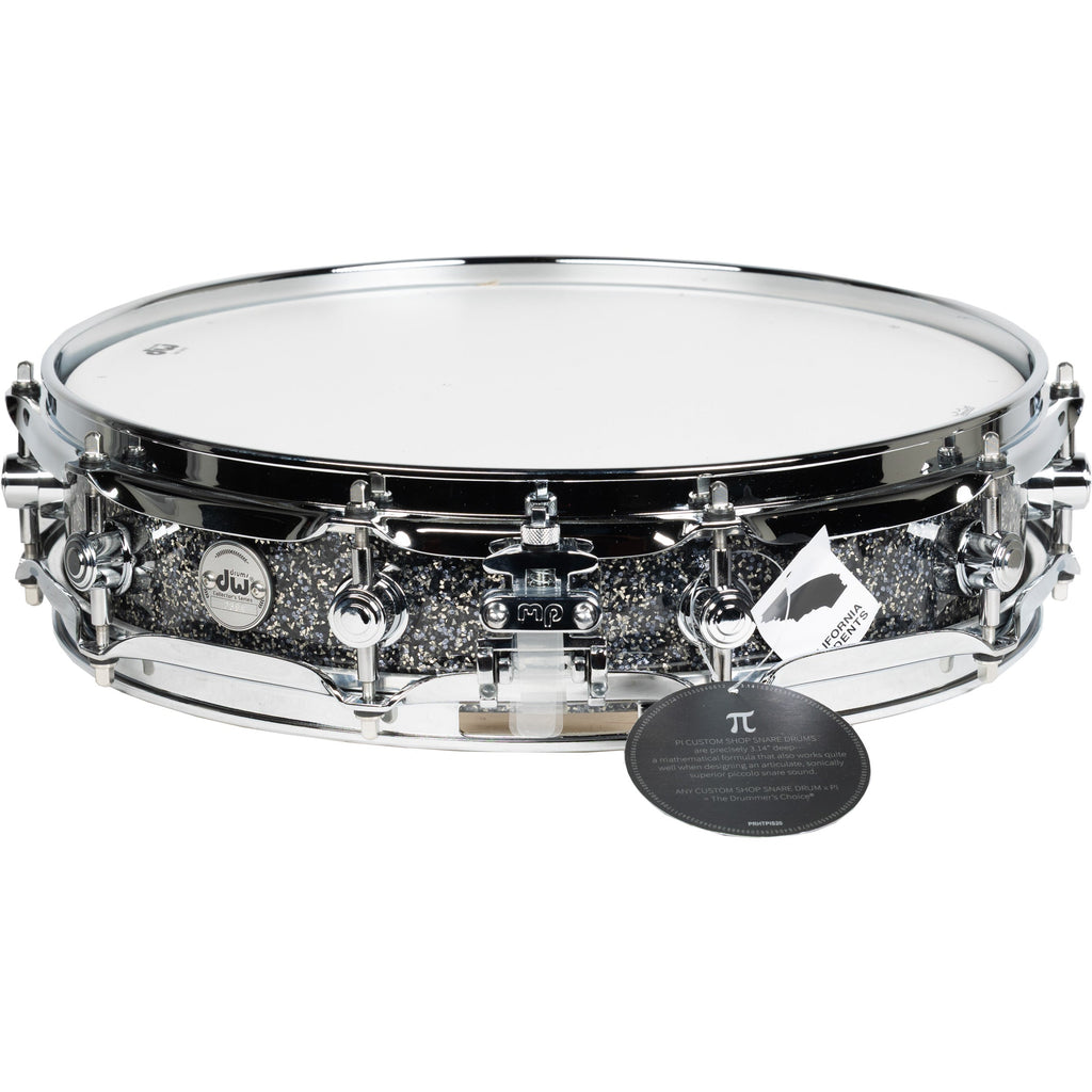 Drum Workshop Collectors Series 3.14x14 Pi Snare Drum - Black Galaxy - View 2 | MusicMarket