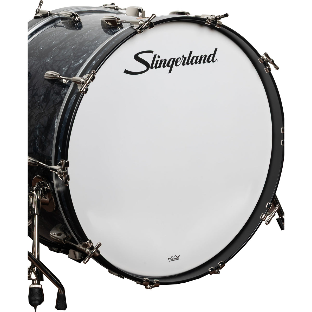 Slingerland Radio King Series 3-Piece Shell Kit - Black Diamond - View 4 | MusicMarket