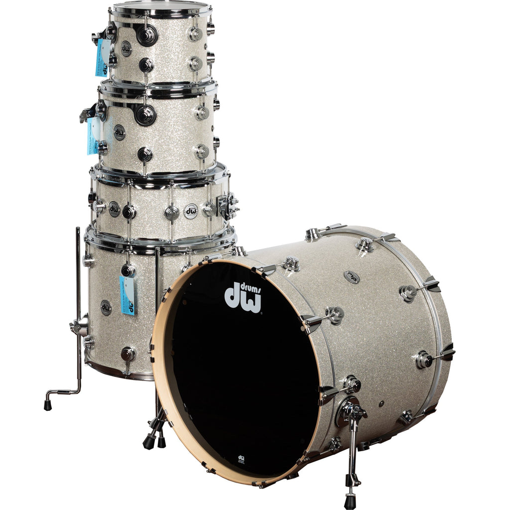 Drum Workshop SonicPly Collectors Series 5-Piece Shell Kit - Broken Glass - View 2 | MusicMarket