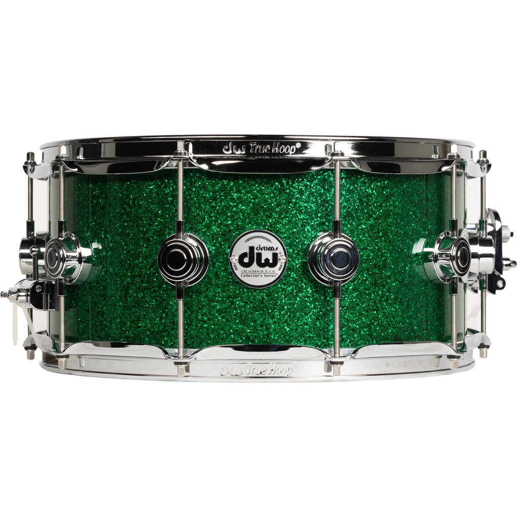 Drum Workshop Collectors Series 6.5x14 Snare Drum - Green Glass - MusicMarket