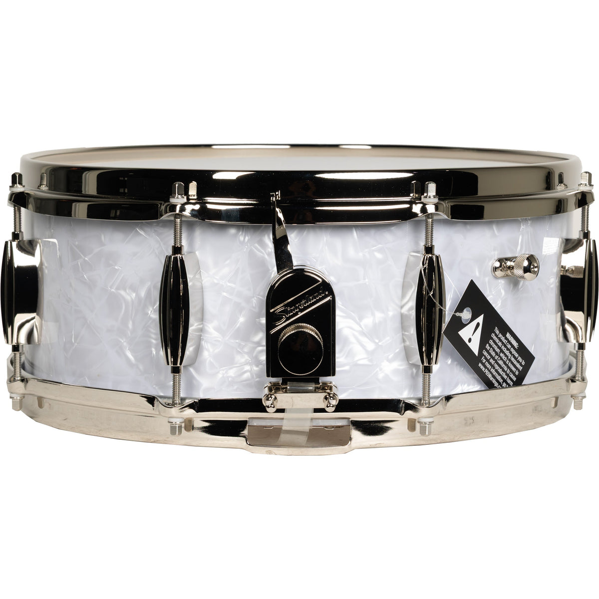 Slingerland Radio King Artist 5.5x14 Snare Drum - White Marine Pearl - View 2 | MusicMarket