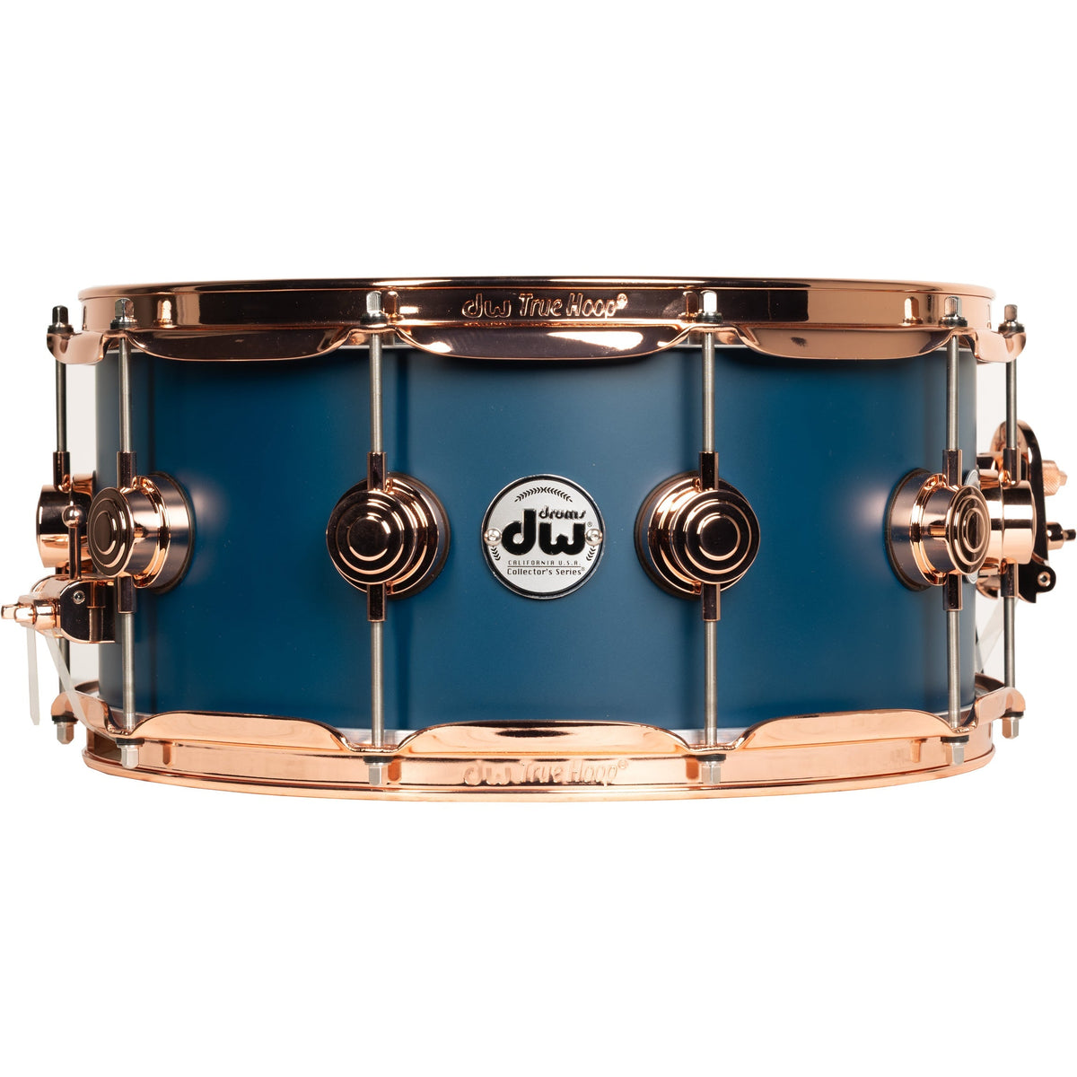 Drum Workshop Collectors Series 6.5x14 Snare Drum - Ocean Blue Hard Satin - MusicMarket
