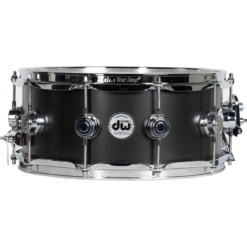 Drum Workshop Collectors Series SonicPly 6x14 Snare Drum - Satin Ebony - MusicMarket