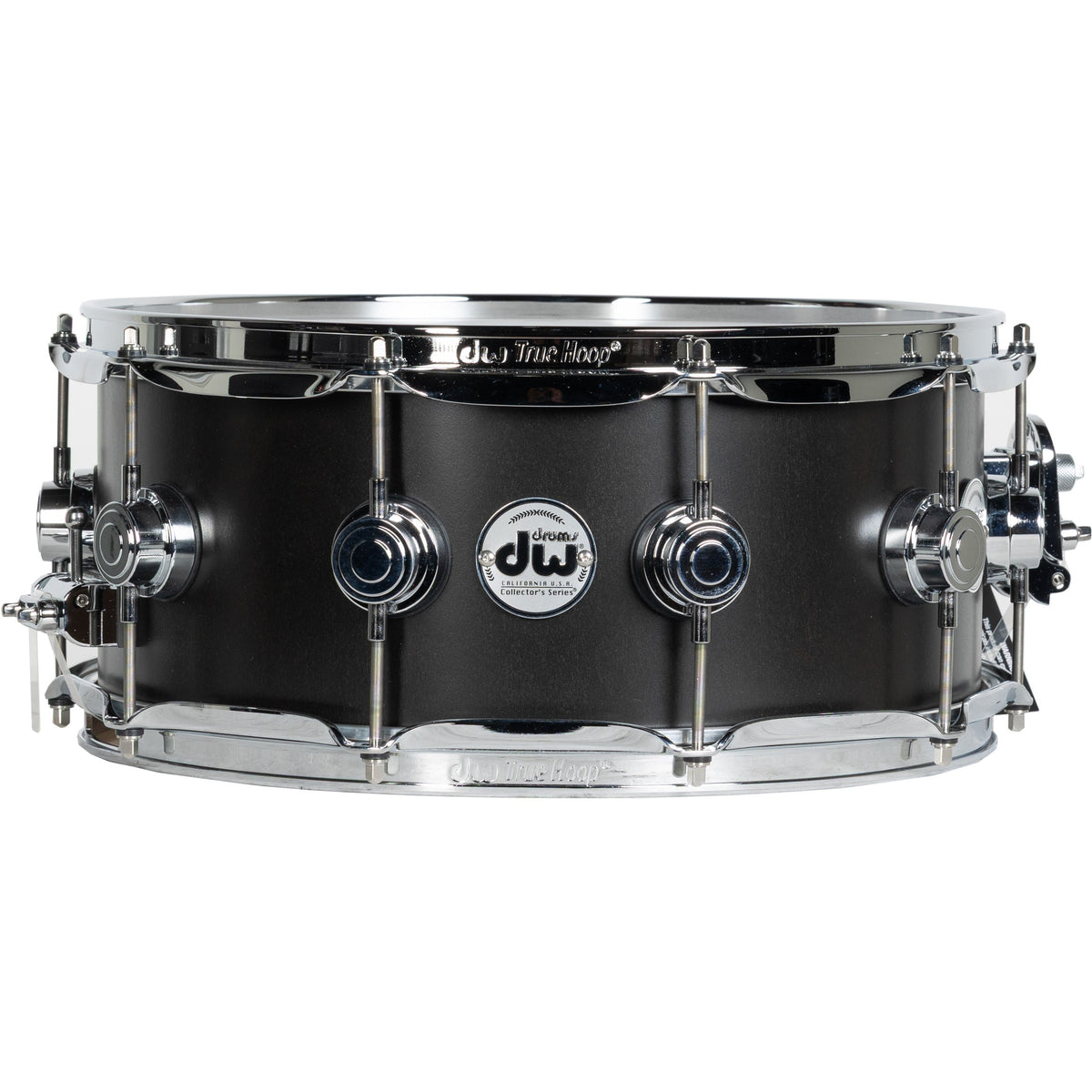 Drum Workshop Collectors Series SonicPly 6x14 Snare Drum - Satin Ebony - MusicMarket