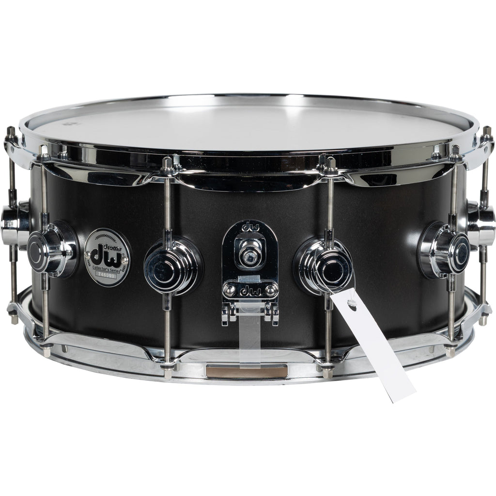 Drum Workshop Collectors Series SonicPly 6x14 Snare Drum - Satin Ebony - View 2 | MusicMarket