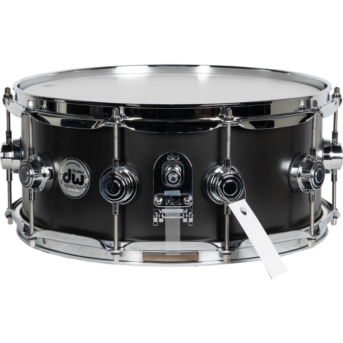 Drum Workshop Collectors Series SonicPly 6x14 Snare Drum - Satin Ebony - View 2 | MusicMarket