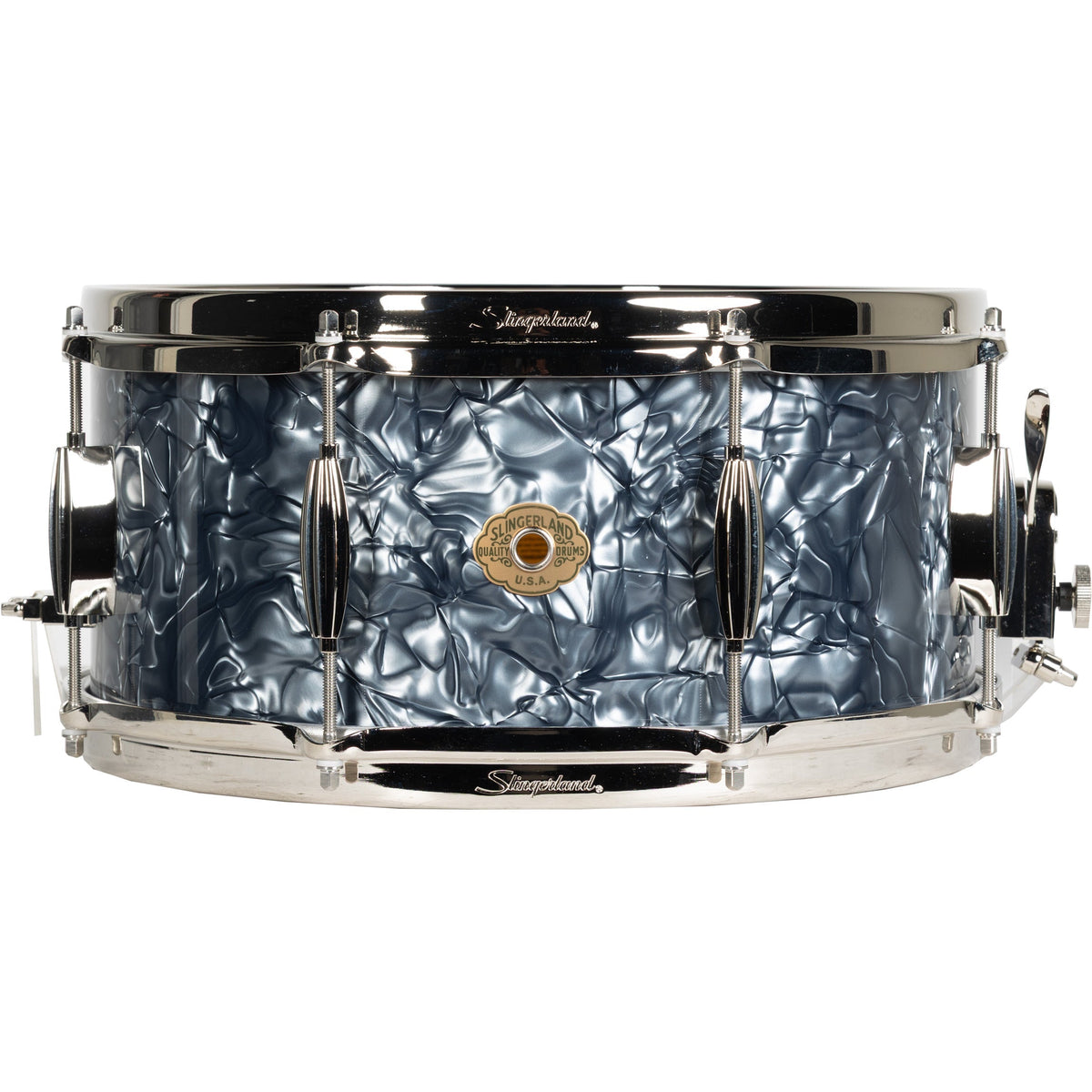 Slingerland Radio King Artist 6.5x14 Snare Drum - Black Diamond - MusicMarket