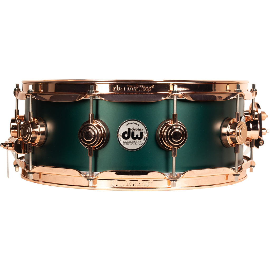 Drum Workshop Collectors Series 5x14 Snare Drum - Forrest Green Hard Satin - MusicMarket