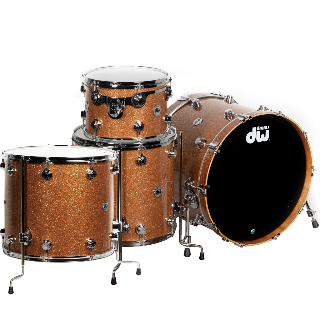 Drum Workshop Collectors Series 4-Piece Shell Kit - Champagne Glass - MusicMarket