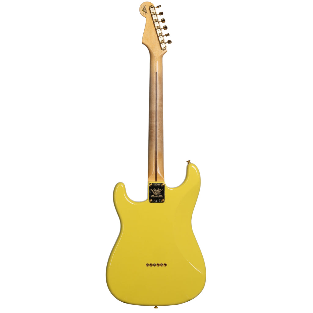 Fender Custom Shop Limited Edition Fat ‘54 - Faded Aged Canary Yellow - View 3 | MusicMarket